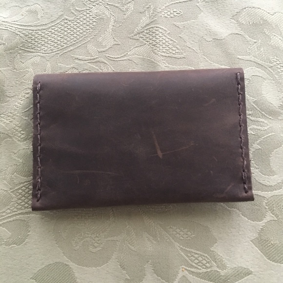 NWOT Real leather / cow hide card holder wallet - Picture 3 of 3